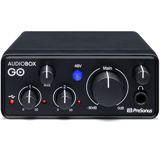 PreSonus AudioBox GO Compact 2x2 USB Audio Interface