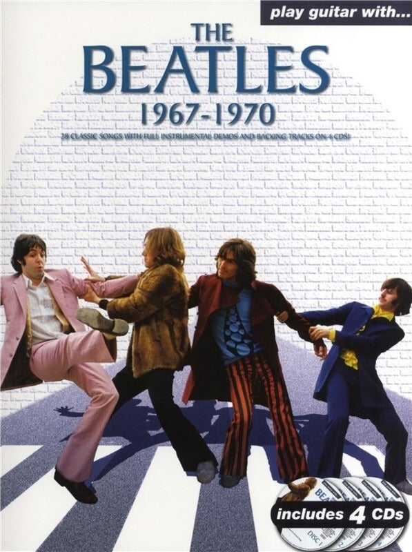 Play Guitar With The Beatles 1967 to 1970 Tab and 4 CDs