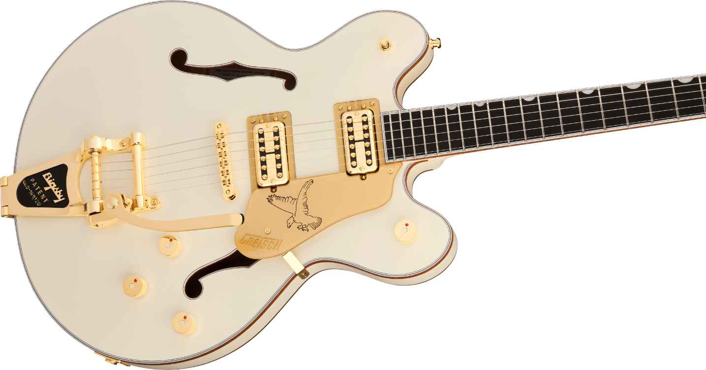 Gretsch Falcon Center Block LTD with String-Thru Bigsby in Vintage White