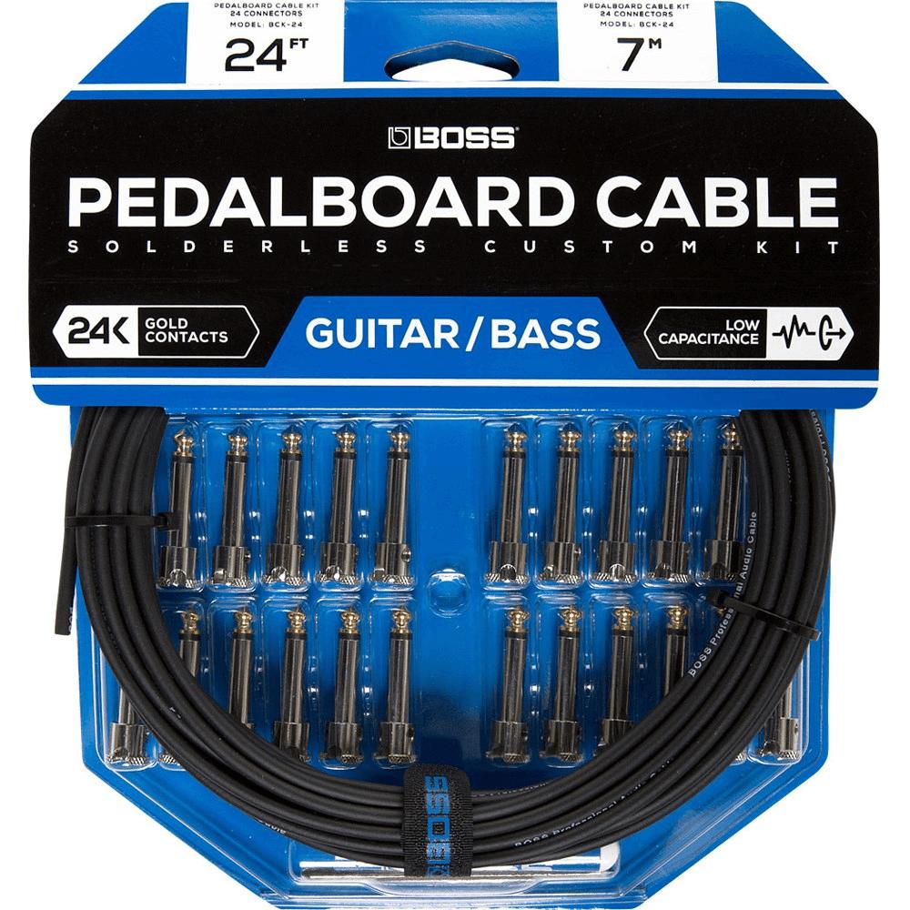 Boss Solderless Pedalboard Cable Kit 24 Connectors