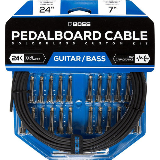 Boss Solderless Pedalboard Cable Kit 24 Connectors