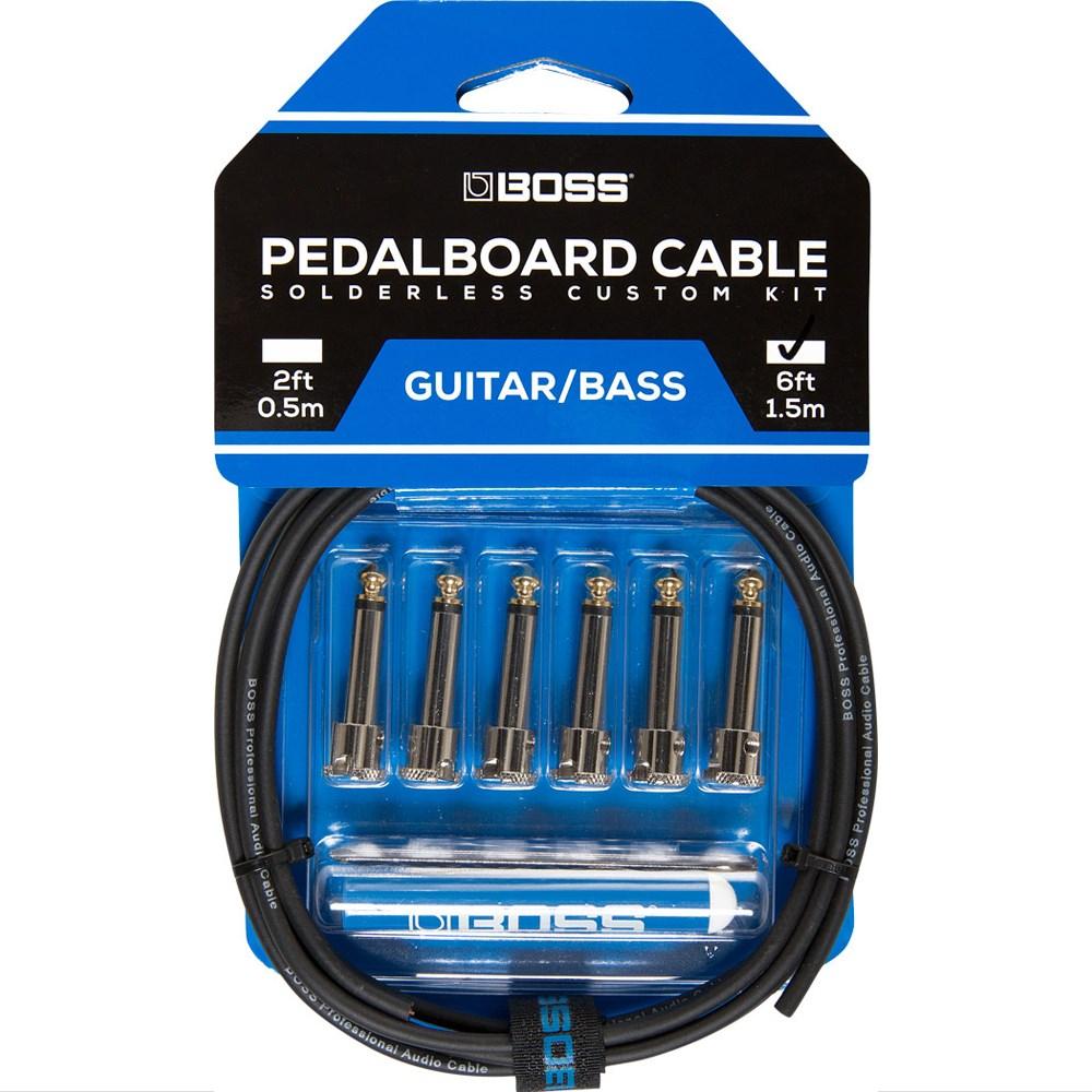 Boss Solderless Pedalboard Cable Kit 6 Connectors