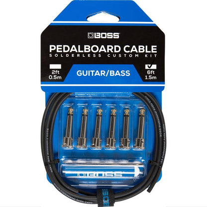 Boss Solderless Pedalboard Cable Kit 6 Connectors