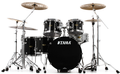 Tama WBS52RZS Starclassic Walnut/Birch 5-piece Shell Pack in Piano Black