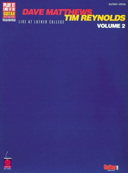 Dave Matthews & Tim Reynolds Live at Luther College Volume 2