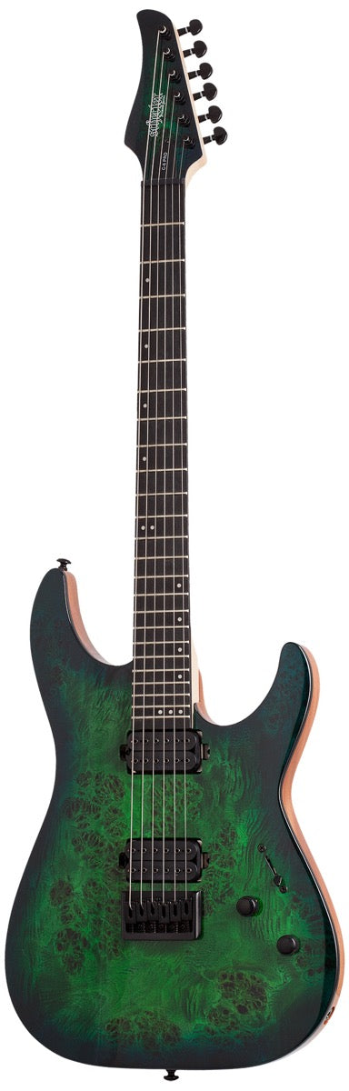 Schecter C 6 Pro in Aqua Burst