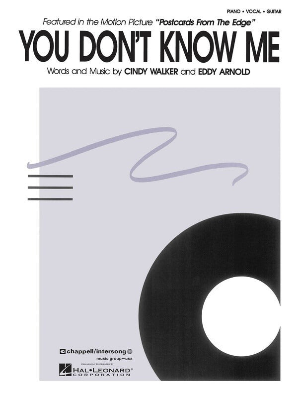 You Dont Know Me Piano Solo Single Sheet