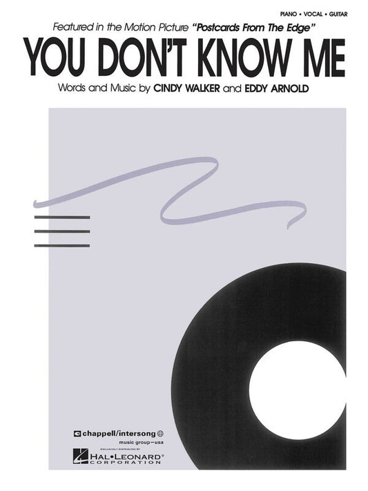 You Dont Know Me Piano Solo Single Sheet