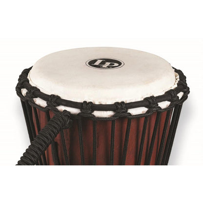 Latin Percussion LP713LR World Beat Wood Art Large Djembe in Red