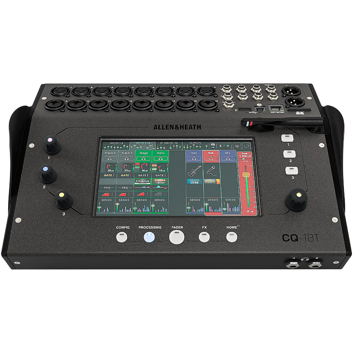 Allen & Heath CQ18T  Ultra Compact 18in / 8out Digital Mixer with Wi-Fi