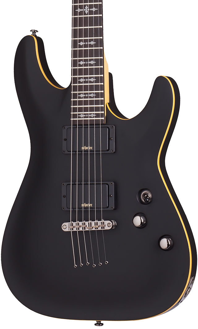 Schecter Demon 6 in Aged Black Satin