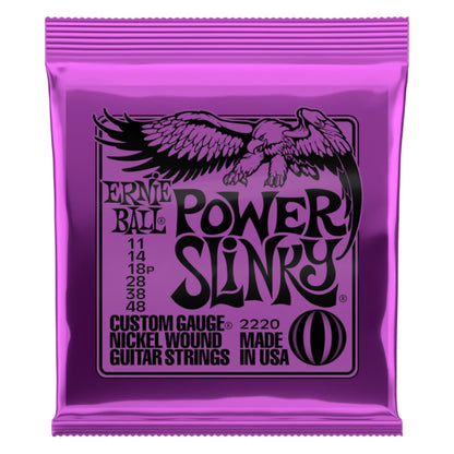 Ernie Ball Power Slinky Nickel Electric Guitar Strings 11-48 Gauge