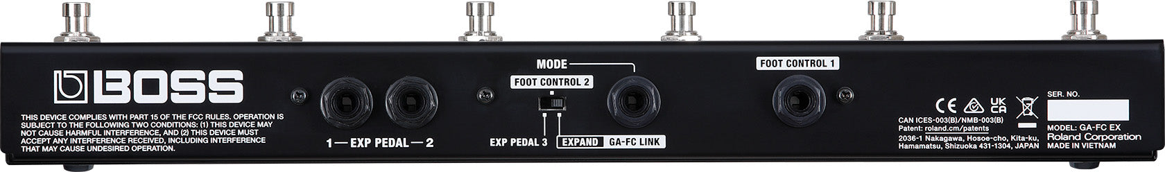 Boss GAFC EX Foot Controller – Billy Hyde Music