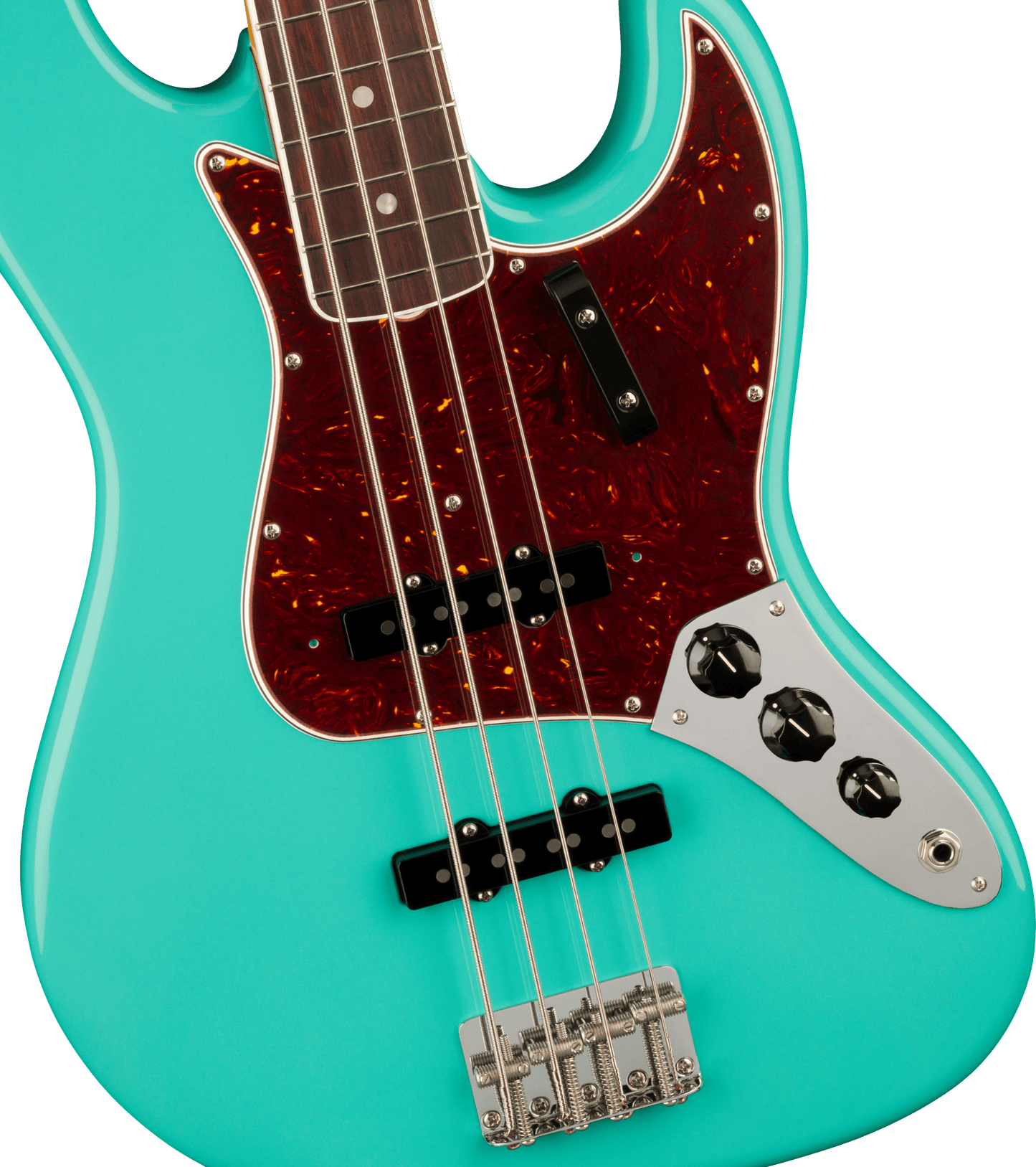 Fender American Vintage II 1966 Jazz Bass, Rosewood Fingerboard in Sea Foam Green