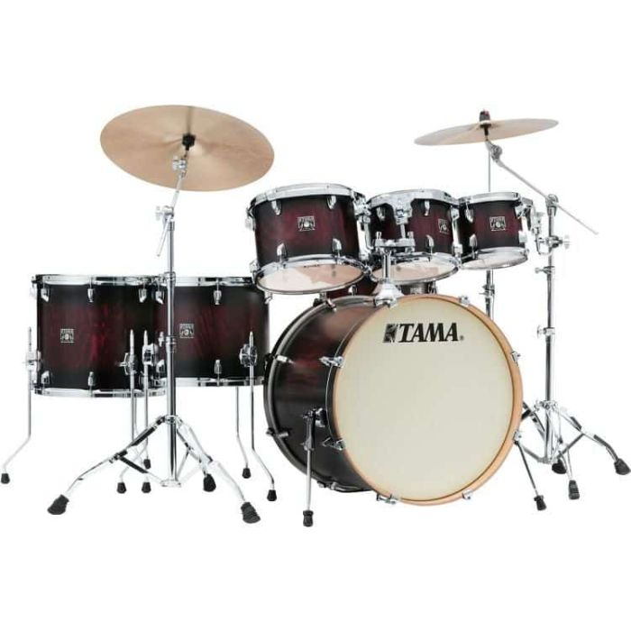 Tama CL72RS Superstar Classic 7 Piece Drum Kit in Garnet Burst Lacebark Pine