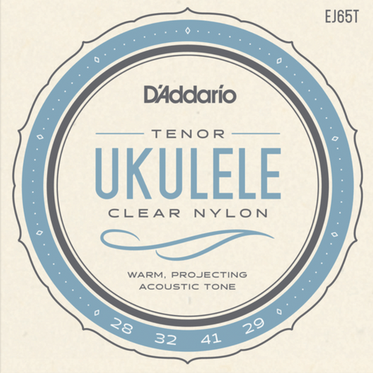 D'Addario EJ65T Pro Arte Custom Extruded Nylon Ukulele Strings Tenor
