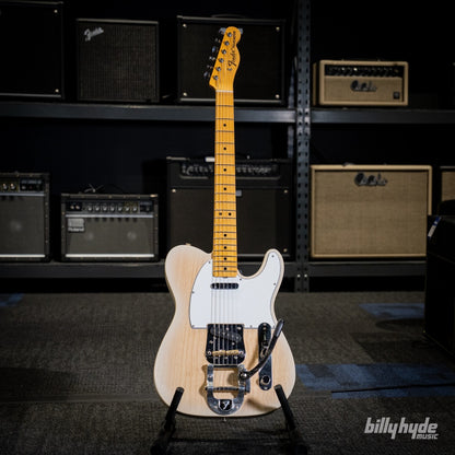 Fender Custom Shop 1967 Telecaster Bigsby DLX Closet Classic Electric Guitar in Natural Blonde