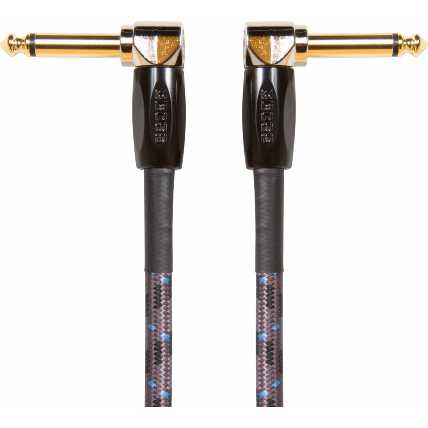 Boss BIC3AA Right Angle 1/4" to Same Patch 3ft Instrument Cable