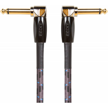 Boss BIC3AA Right Angle 1/4" to Same Patch 3ft Instrument Cable