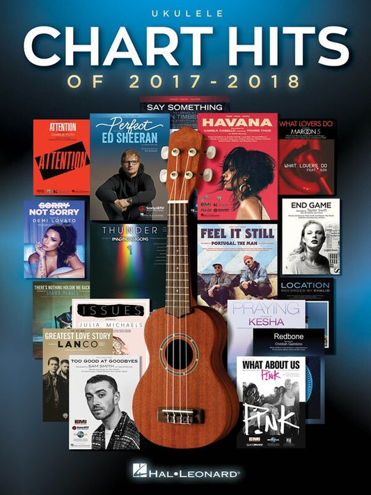 Chart Hits of 2017 to 2018 for Ukulele