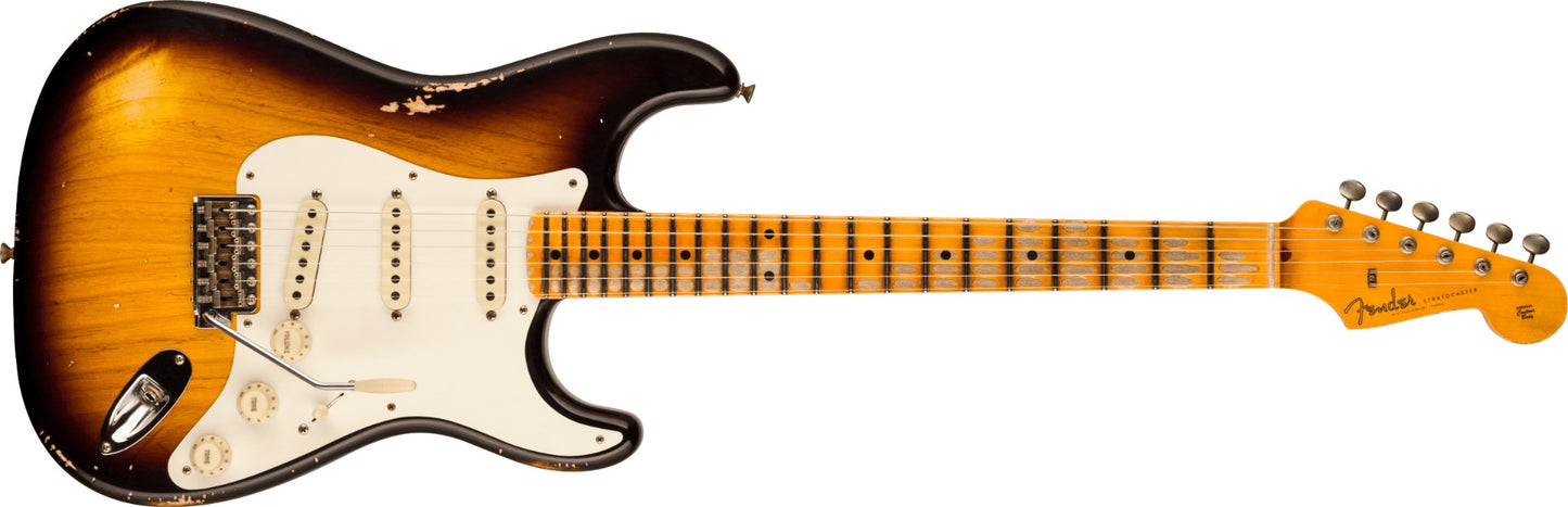 Fender Custom Shop 1957 Stratocaster Heavy Relic, 1-Piece Rift Sawn Maple Neck Fingerboard in Aged 2-Color Sunburst