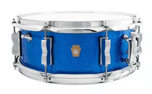 Ludwig Legacy Mahogany Jazz Fest Series 5.5" x 14" Blue Sparkle Snare Drum