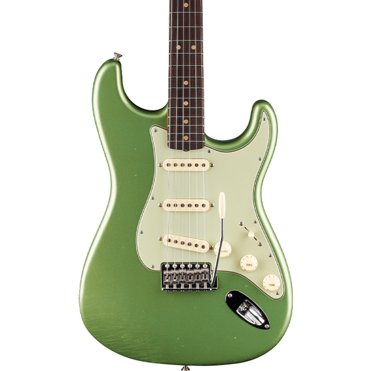 Fender Custom Shop LTD 64/65 Stratocaster Journeyman Relic in Aged Sage Green Metallic