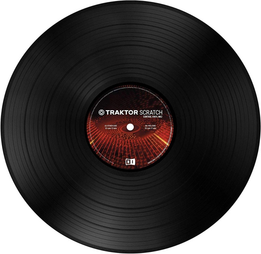 Native instruments NI Traktor Scratch Control Vinyl in Black