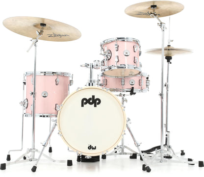 PDP New Yorker 4-Piece Shell Pack in Pale Rose Sparkle