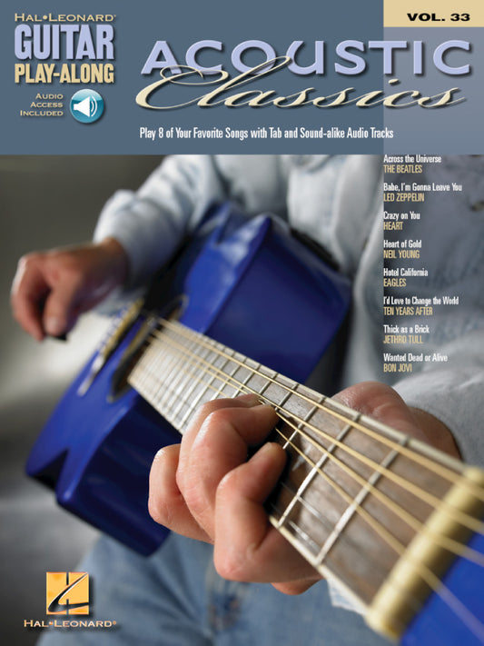Acoustic Classics Guitar Play Along Volume 33 Bk/Ola