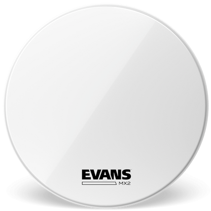 Evans MX2 White Marching 30" Bass Drum Head