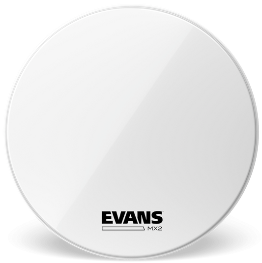 Evans MX2 White Marching 30" Bass Drum Head