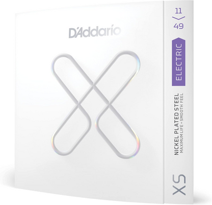 D'Addario XS Medium Coated Electric Guitar Strings 11-49 Gauge