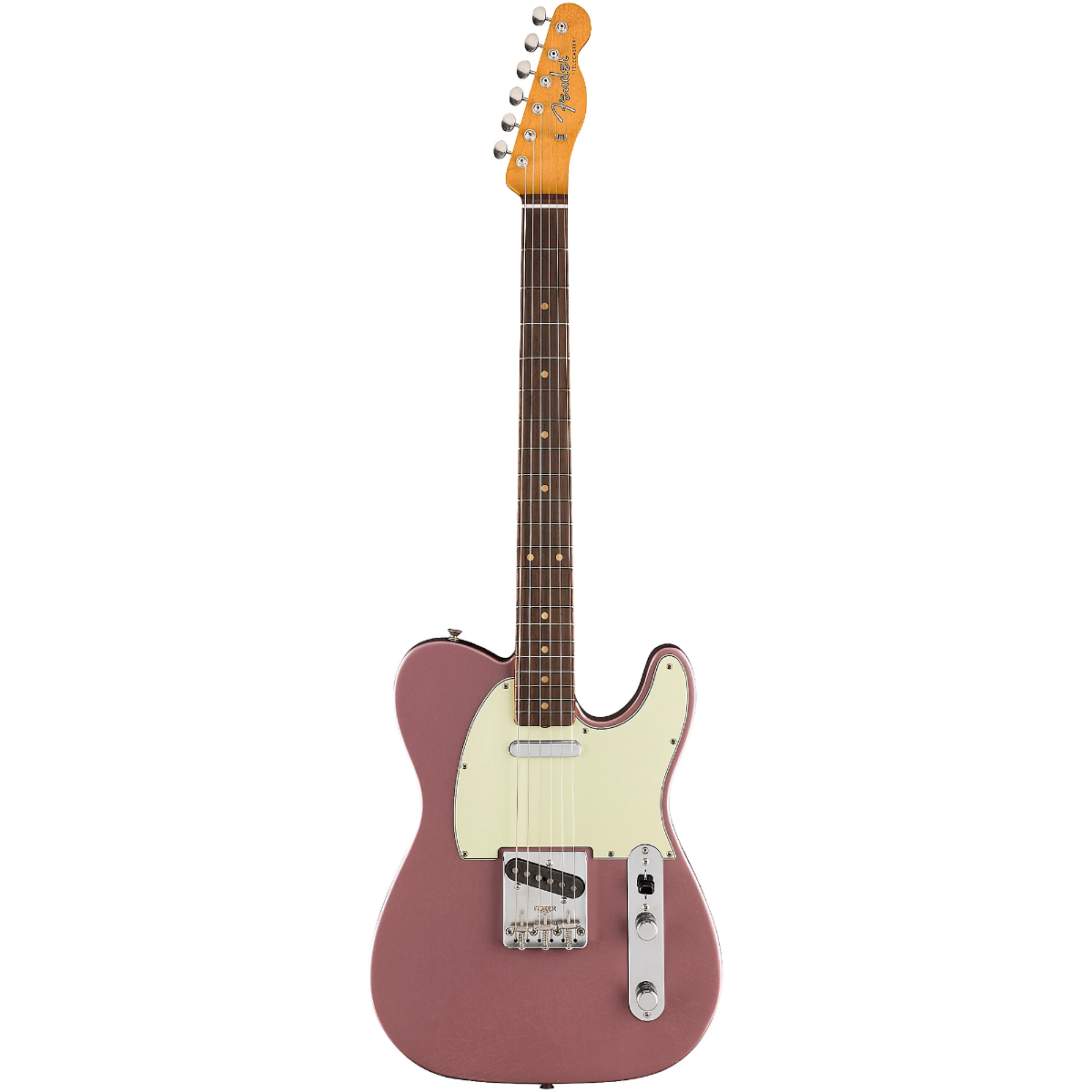 Fender Limited Edition Vintera II Road Worn '60s Telecaster, Rosewood Fingerboard in Burgundy Mist Metallic