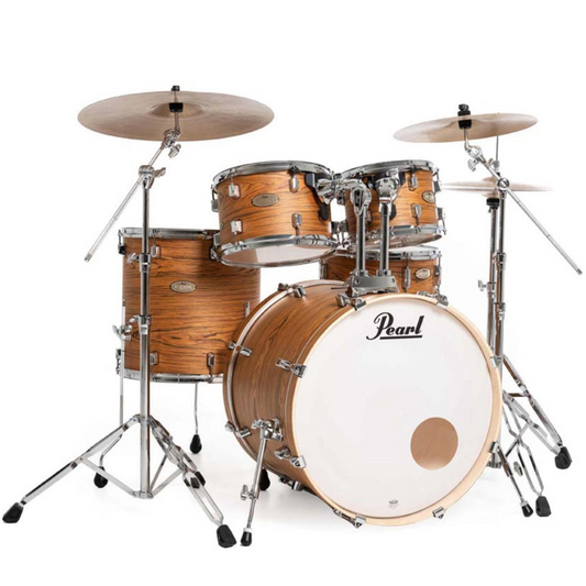 Pearl Decade Maple Artisan 5-Piece Fusion Plus Drum Kit in Satin Caramel Veil