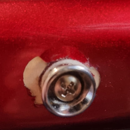 Squier FSR Paranormal Rascal Bass HH in Candy Apple Red | DAMAGED