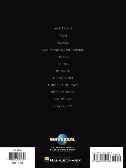 Coldplay Note for Note Keyboard Transcriptions