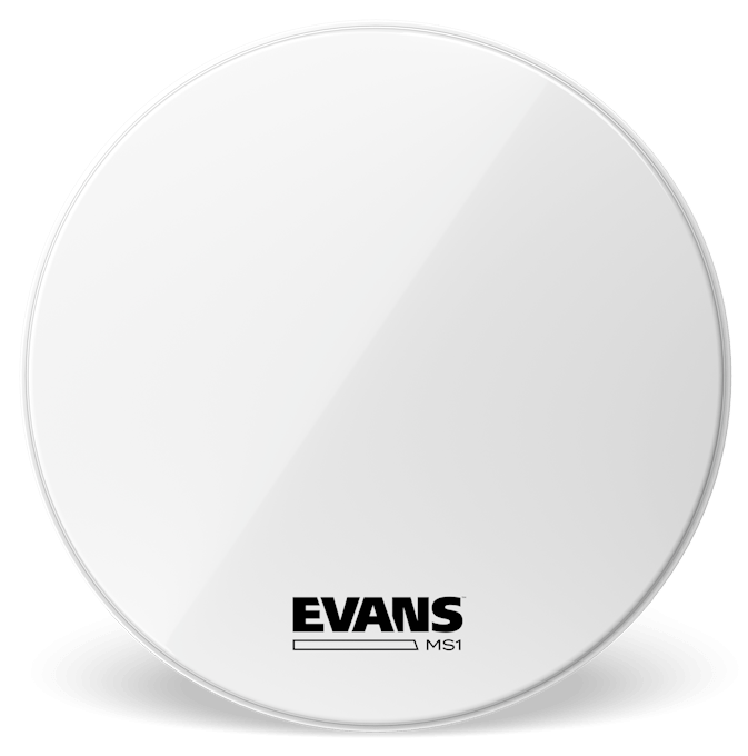 Evans MS1 White Marching 22" Bass Drum Head