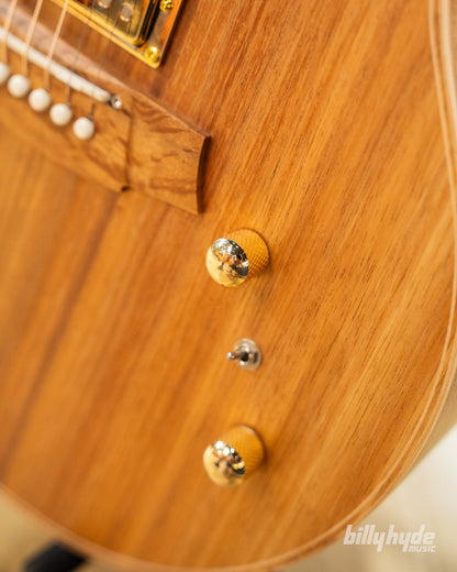 Cole Clark AN2EC BLBL HUM Humbucker Acoustic Electric Guitar in Natural Satin