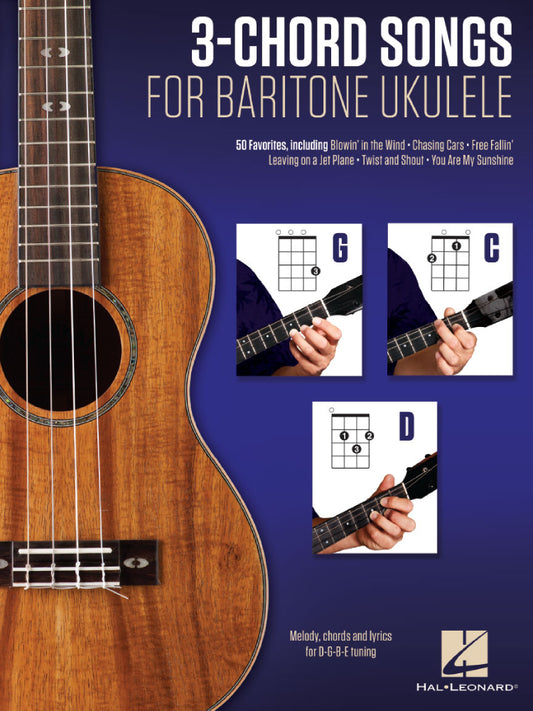 3 Chord Songs For Baritone Ukulele G-C-D