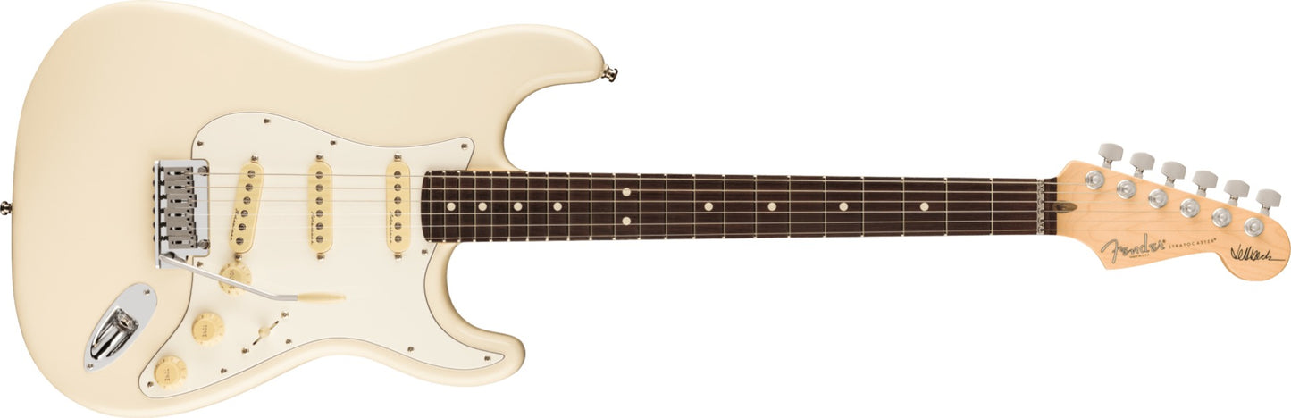 Fender Jeff Beck Stratocaster, Rosewood Fingerboard in Olympic White