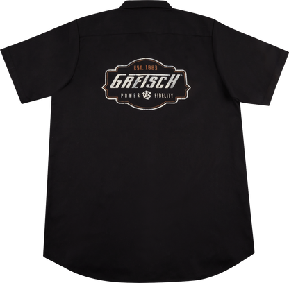 Gretsch Biker Work M Size Shirt in Black