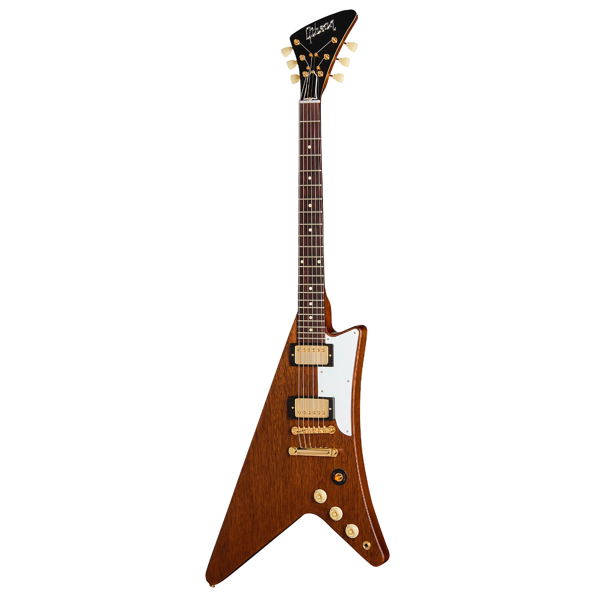 Gibson Custom 1957 Mahogany Moderne Reissue Electric Guitar in Antique Natural