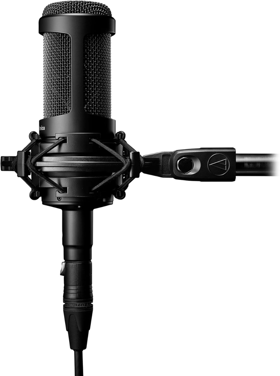 Audio Technica AT2050 Large Diaphragm Multi Pattern Condenser Microphone in Black