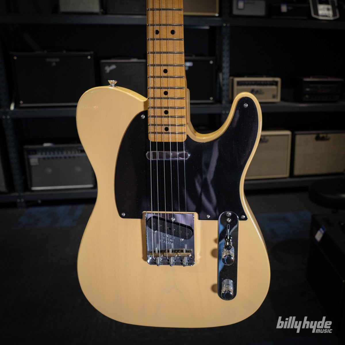 Fender Custom Shop 1950 Double Esquire DLX Closet Classic Electric Guitar in Faded Nocaster Blonde