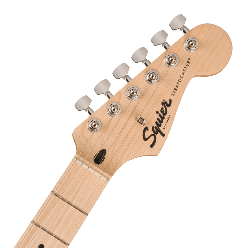 Squier Sonic Stratocaster, Maple Fingerboard Electric Guitar Pack in 2 Color Sunburst