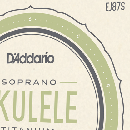DAddario EJ87S Titanium Soprano Ukulele Strings