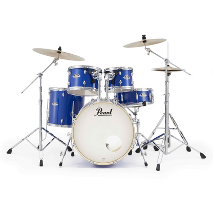 Pearl Export Plus 5-Piece Fusion Kit Drum Kit with Cymbal Pack in Midnight Blue