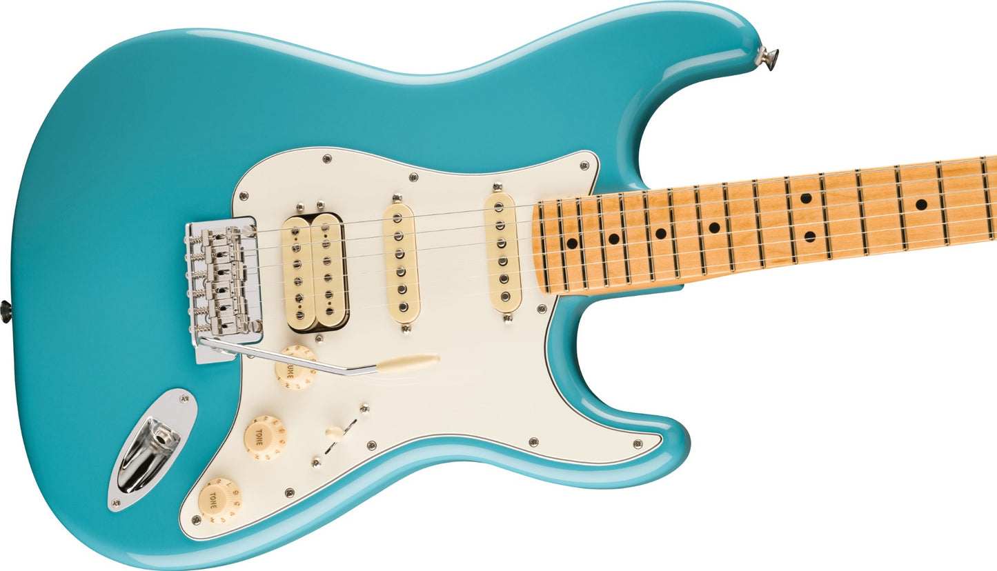 Fender Player II Stratocaster HSS, Maple Fingerboard in Aquatone Blue
