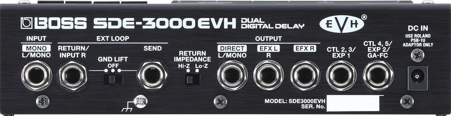 BOSS SDE3000EVH Dual Digital Delay Pedal